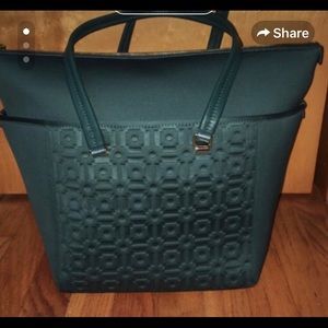 Embossed neoprene tote